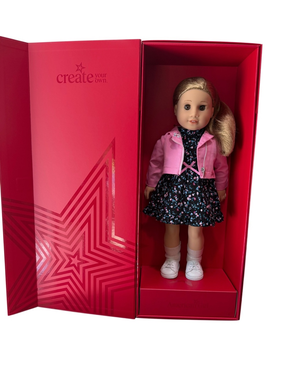 American Girl Create Your Own New in box w/ accessory kit (pierced ears)